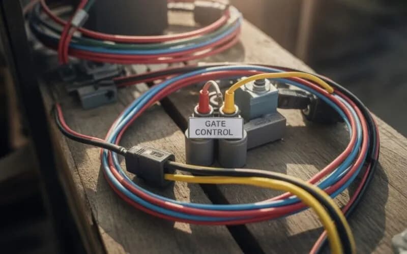 Jakie przewody do bramy przesuwnej wybrać, aby uniknąć problemów?